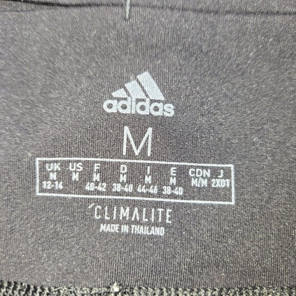 ADIDAS Climalite Activewear Capri Leggings Size Med Back Pull on - Picture 10 of 12